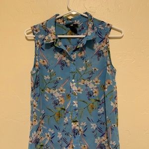 H&M Floral/Tiki top